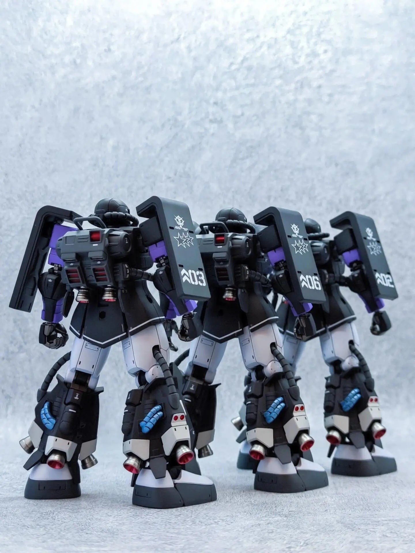 Gaogao Hg 1/144 Zaku Ms-06R-1A Assembly Model Action Model Kit 005 003 Zaku Ii High Sniper Rifle Axe Cannon Mobility Type Robot