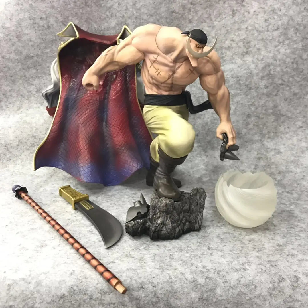 Anime One Piece Portrait Of Pirates Whitebeard Pirates Edward Newgate Battle Ver. PVC Action Figure Collectible Model Toys Doll