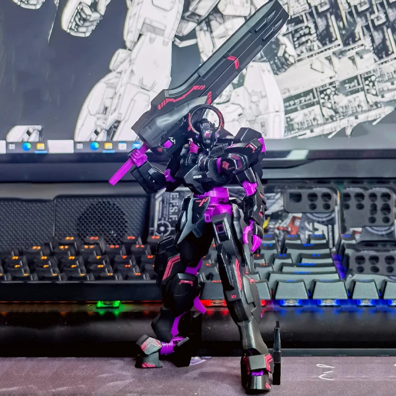 Schwarzette Neon Purple MDX-0003 HG 1/144 Assemble The Model Action Figures Desktop Decoration Children'S Toys Gift Collectible