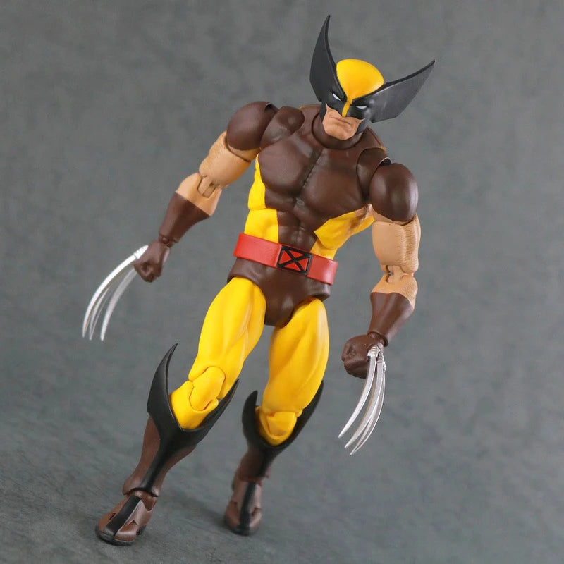 In-Stock Ct Toys Wolverine Mafex 138 Figure Brown Comic X-Men Action Figure Shf Anime Figurine Ko Model Kid Toy Christmas Gift