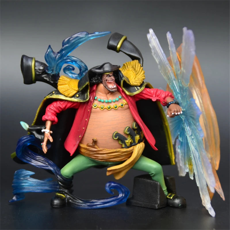 Anime One Piece Boa Hancock Jinbe Marshall D Teach Sir Crocodile PVC Action Figures Collectible Model Kids Toys Doll 4pcs/set