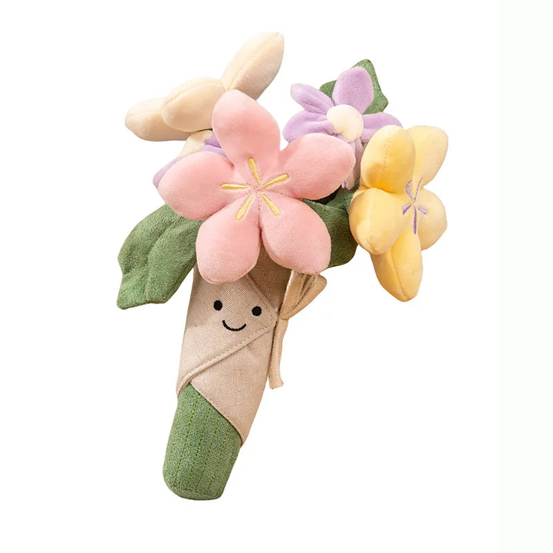 Interesting Plush Bouquet, Tulips, Potted Plants, Plush Dolls, Lovely And Soothing Bouquets, And Graduation Day Gifts For Girls.