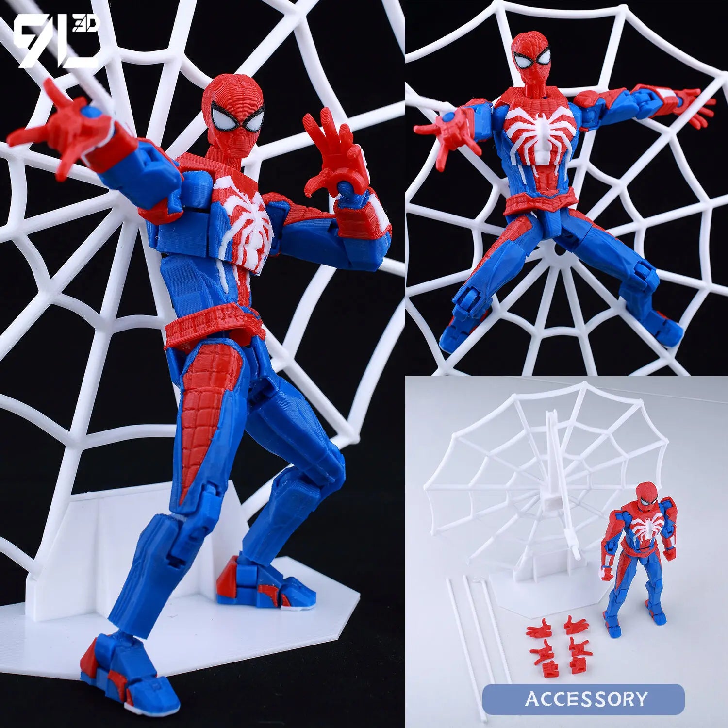 9L 3D Printed Demon Slayer Tanjiro Kamado Lucky Dummy 13 Movable Shapeshift Action Figures Mannequin Toys for Anime Fans