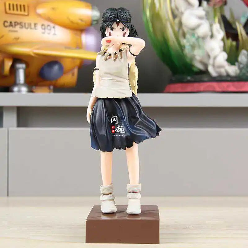 Princess Mononoke Anime Figures Princess Mononoke San anime Action Figure Cute Girl Statue Model Doll Decoration Toy gifts