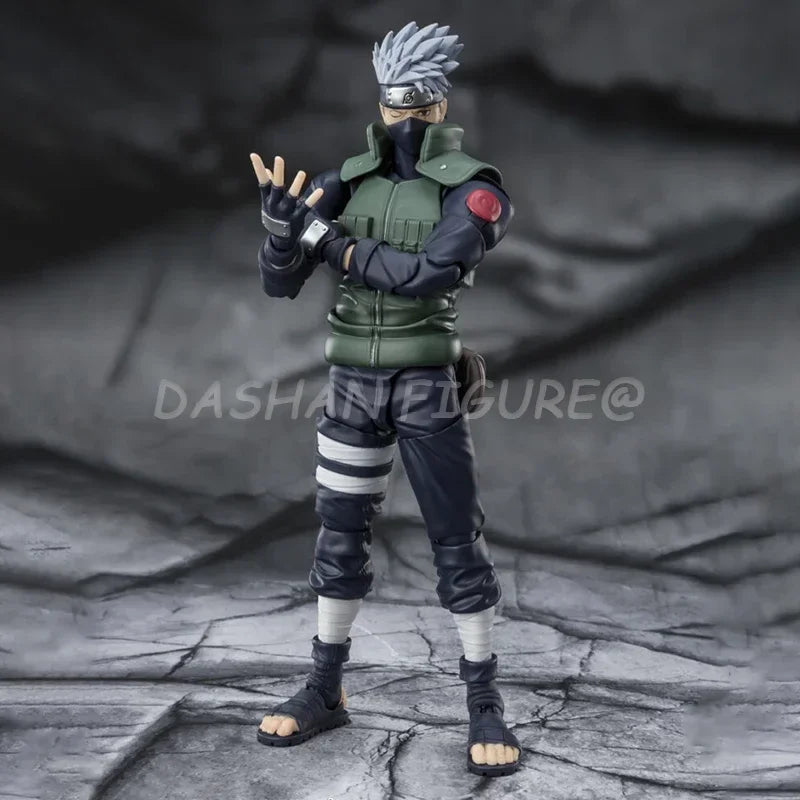 Shf Naruto Hatake Kakashi Action Figure PVC Collection Anime Naruto Shippuden Namikaze Minato Figurine Movable Model Toys Gifts