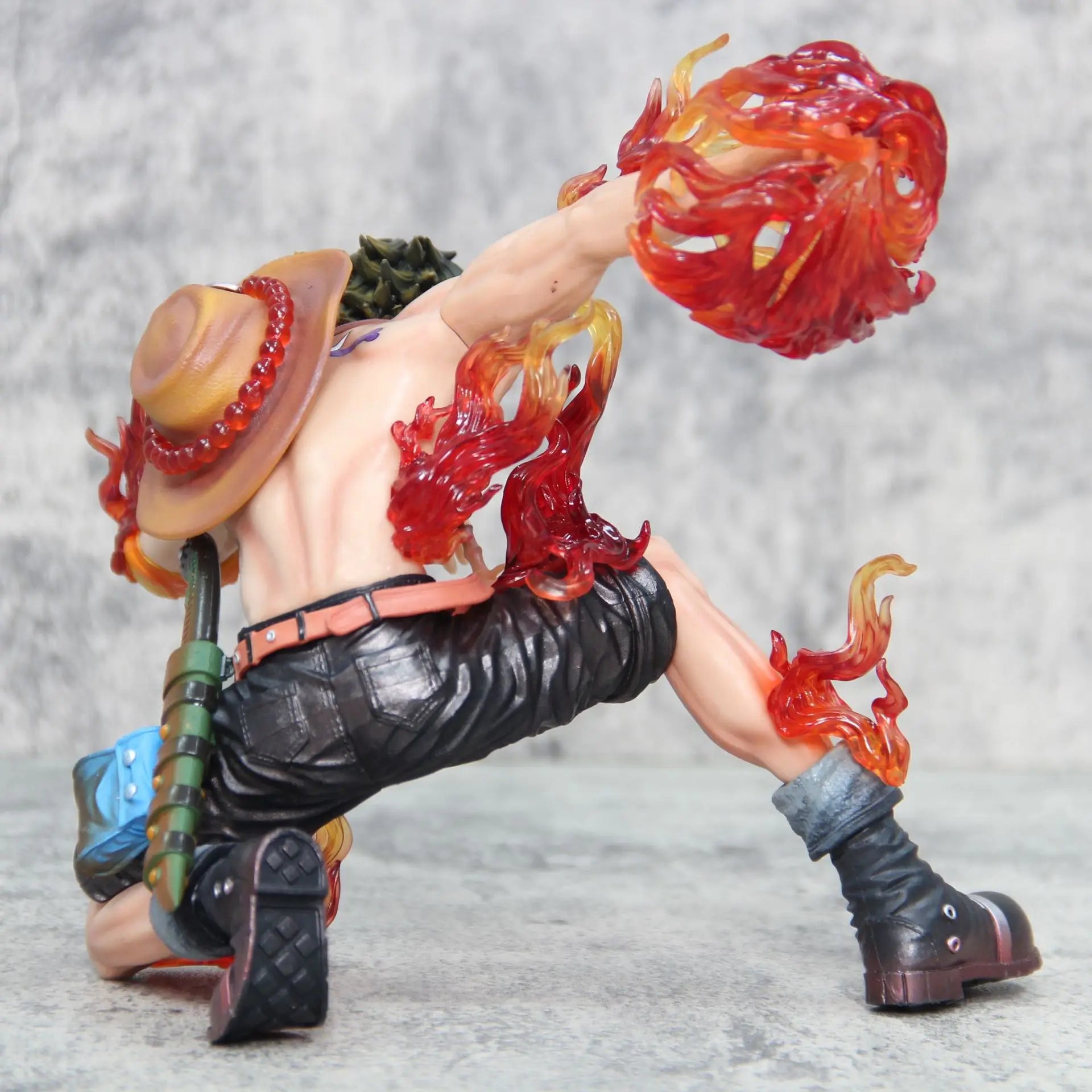 16cm One Piece Anime Ace Figure Action Figurine The Top War Portgas D Ace Action Figure Model Statue Model Collection Toys Gift