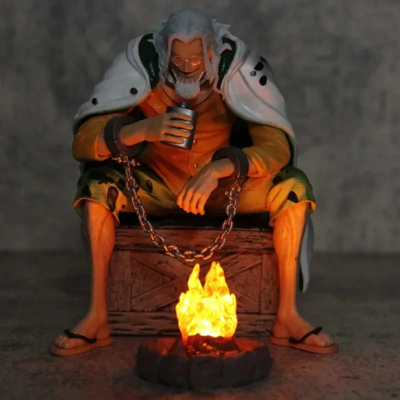 16cm Anime One Piece Figure Silvers Rayleigh Action Figures Model Figurine Room Collection Ornament Pvc Model