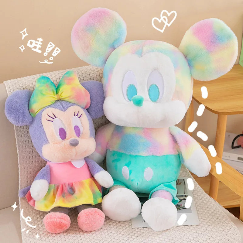 Disney Plush Stuffed Doll Cute Mickey Minnie Kawaii Children's Gift Soft Pillow Girl Birthday Gift Room Decoration