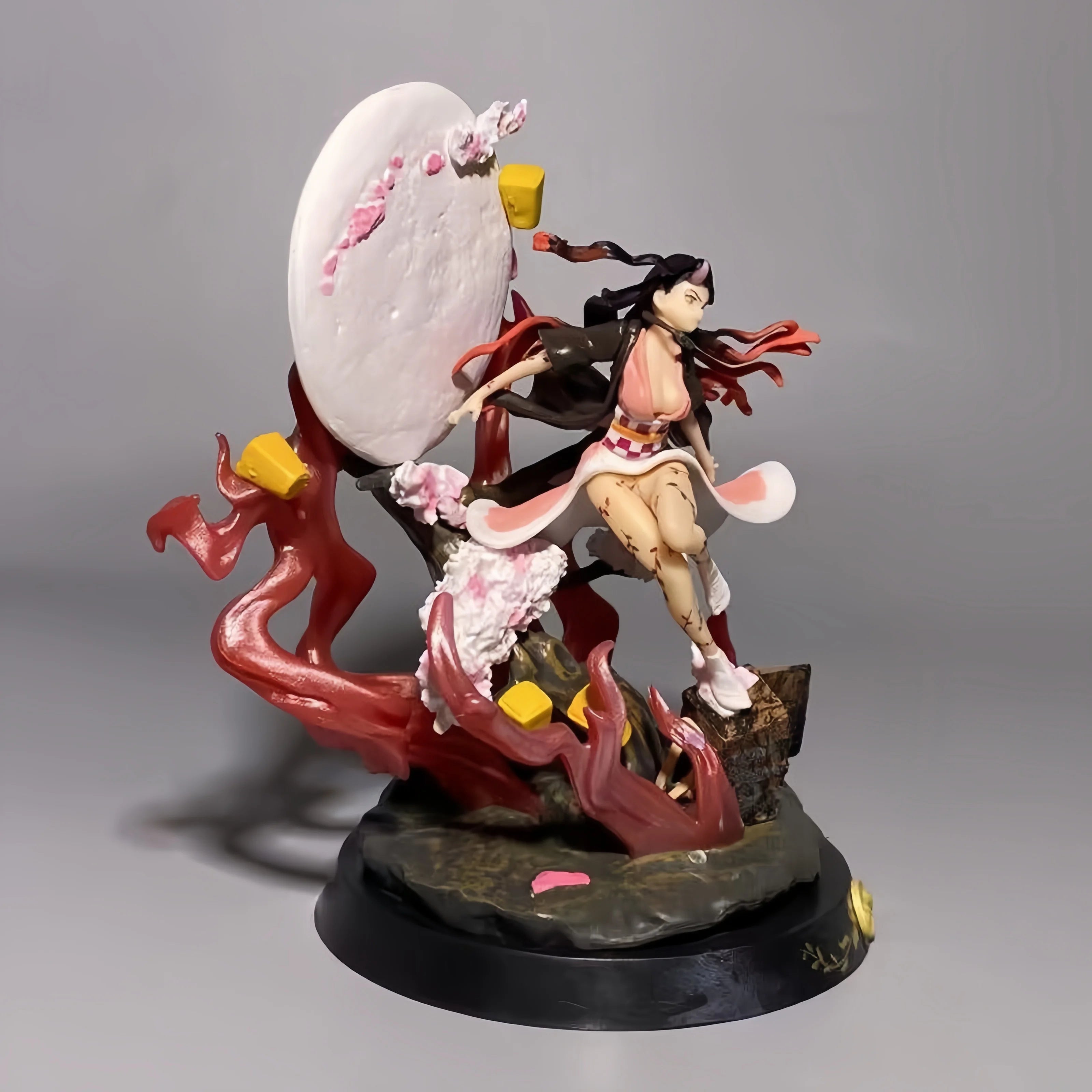 30cm Demon Slayer Figures Kamado Nezuko Anime Figure Pvc Gk Statue Model Doll Cute Ornament Collection Room Desk Decoration Gift