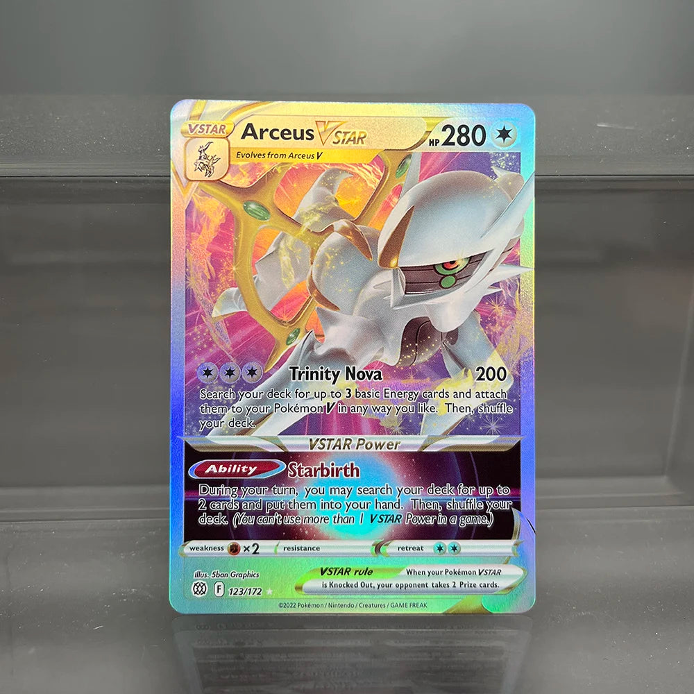 Pokémon Holographic Single Cards Lilligant Leafeon Dragonite Machamp Foil Game Collection Cards PTCG Proxy Cards Kids Toys