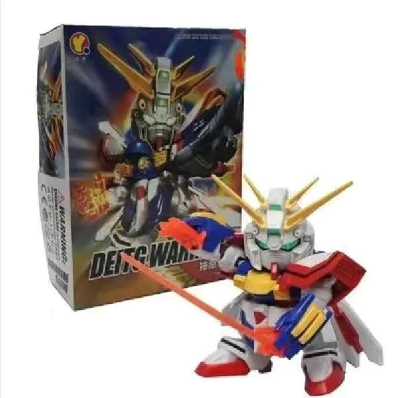 SD GUNDAM Animation Game Peripheral Toys SD UNICORN BANSHEE WING Assembly Toy Anime Figures Action Movable Model Collection