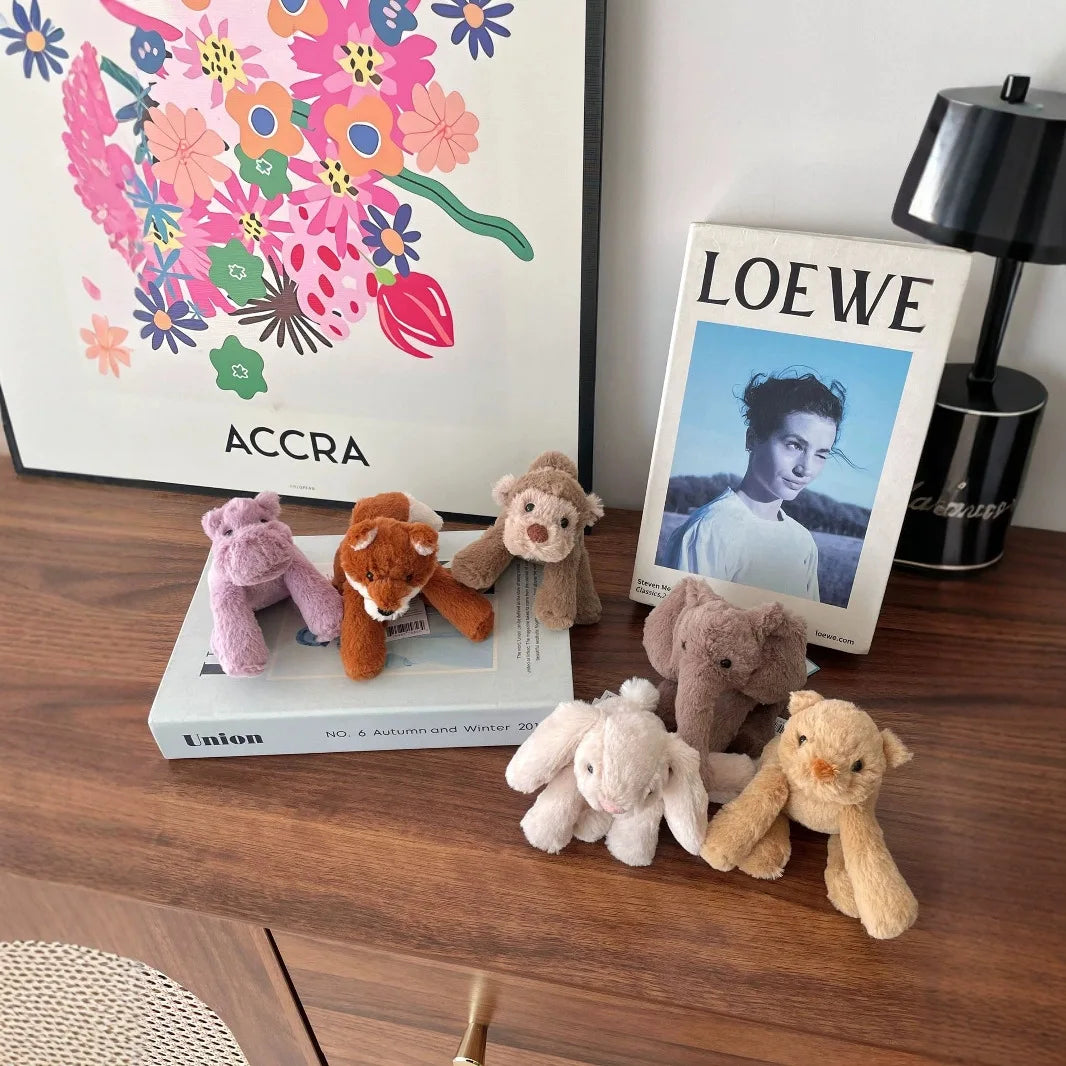 Jellycat with tags New Smacky Elephant Bear Rabbit Monkey Fox Cute Plush Toy Doll Soothing Doll Gift Stuffed Toy Holiday Gift
