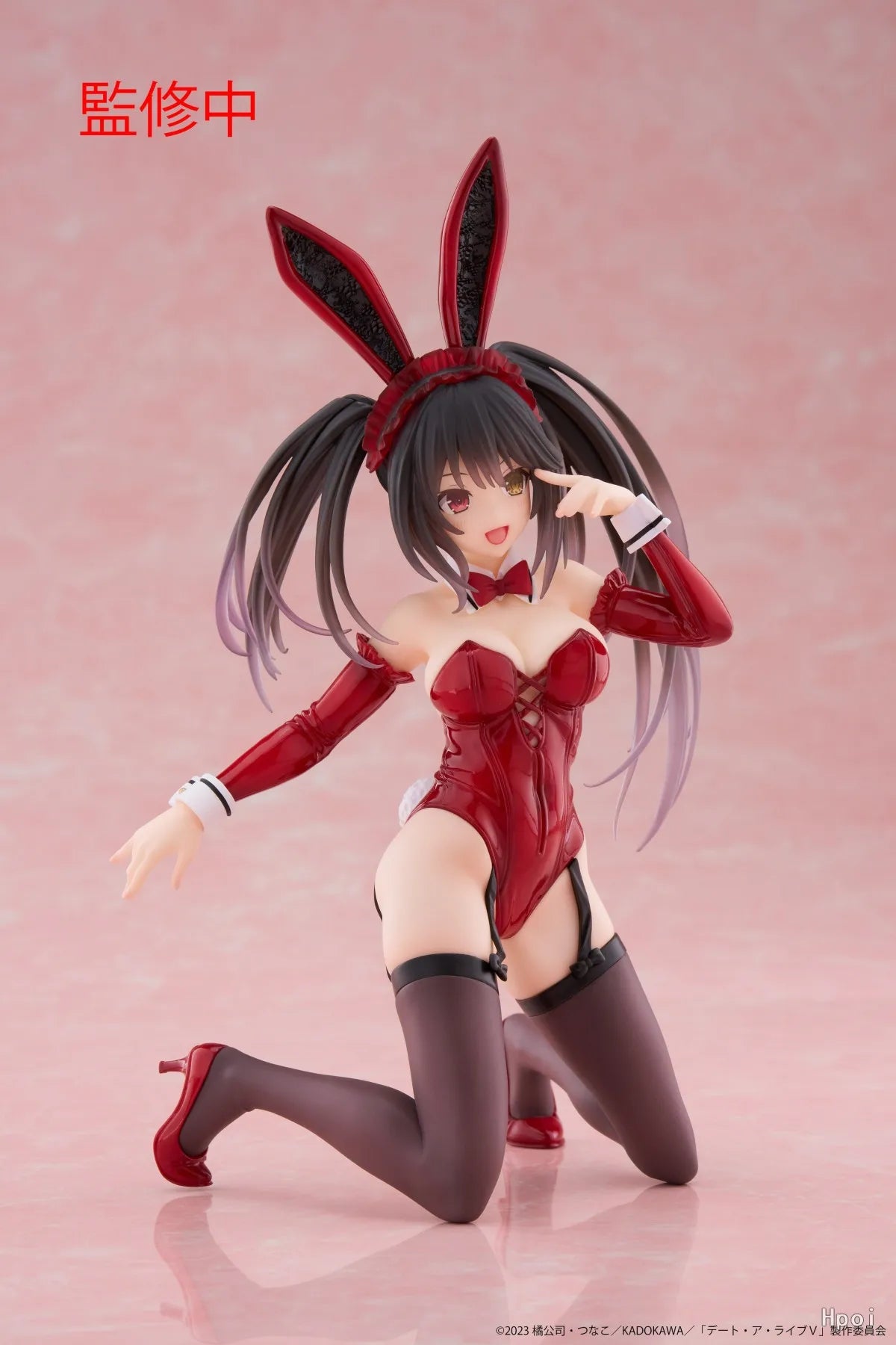 13CM Anime DATE A LIVE V Tokisaki Kurumi Figure Bunny Girl Animation Kneeling Posture Toy  Collection Decorative Ornaments PVC