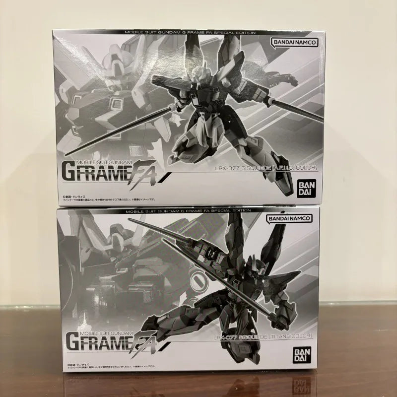 Bandai GUNDAM G Frame FA Special Edition Action Figure LRX-077 SIsquiede AEUG Color Mobile Suit Titans Color Assembly Model Kit