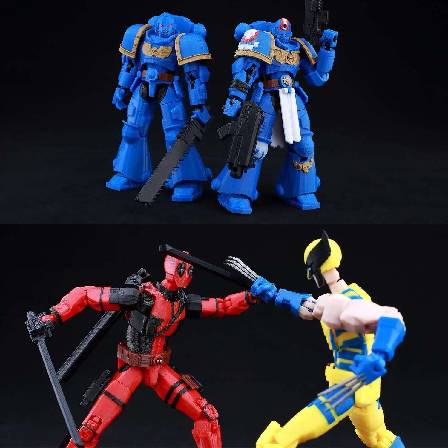 VIP-Dropshipping 9L3D Printed Anime Characters Lucky Dummy 13 Action Figures Multi-Jointed Movable Shapeshift Mannequin Toys