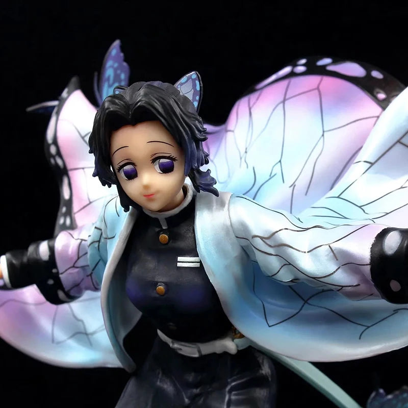 23CM Demon Slayer Kochou Shinobu GK PVC Action Figure Anime Figure Model Toys Collection Ornament Kid Doll Gift