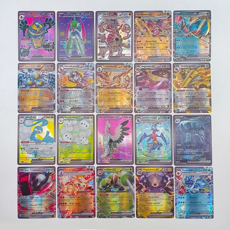 Pokemon 100pcs EX Cards/box English Shining Energy Battle Toys Trading Card Game For Kids Boys Gift