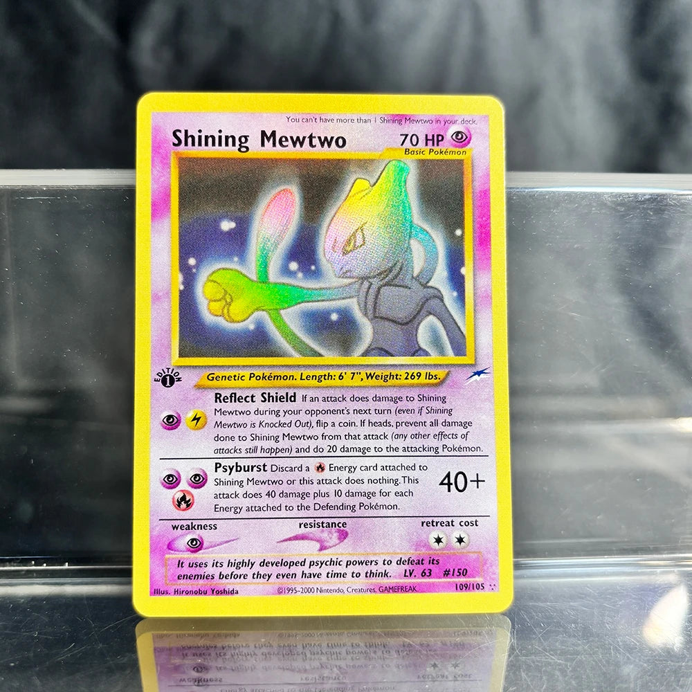 Holographic Game Trading Collection PTCG Proxy Cards Charizard Pikachu Mew EX Singl PKM Foil Cards Gengar VMAX Skyridge (SK)