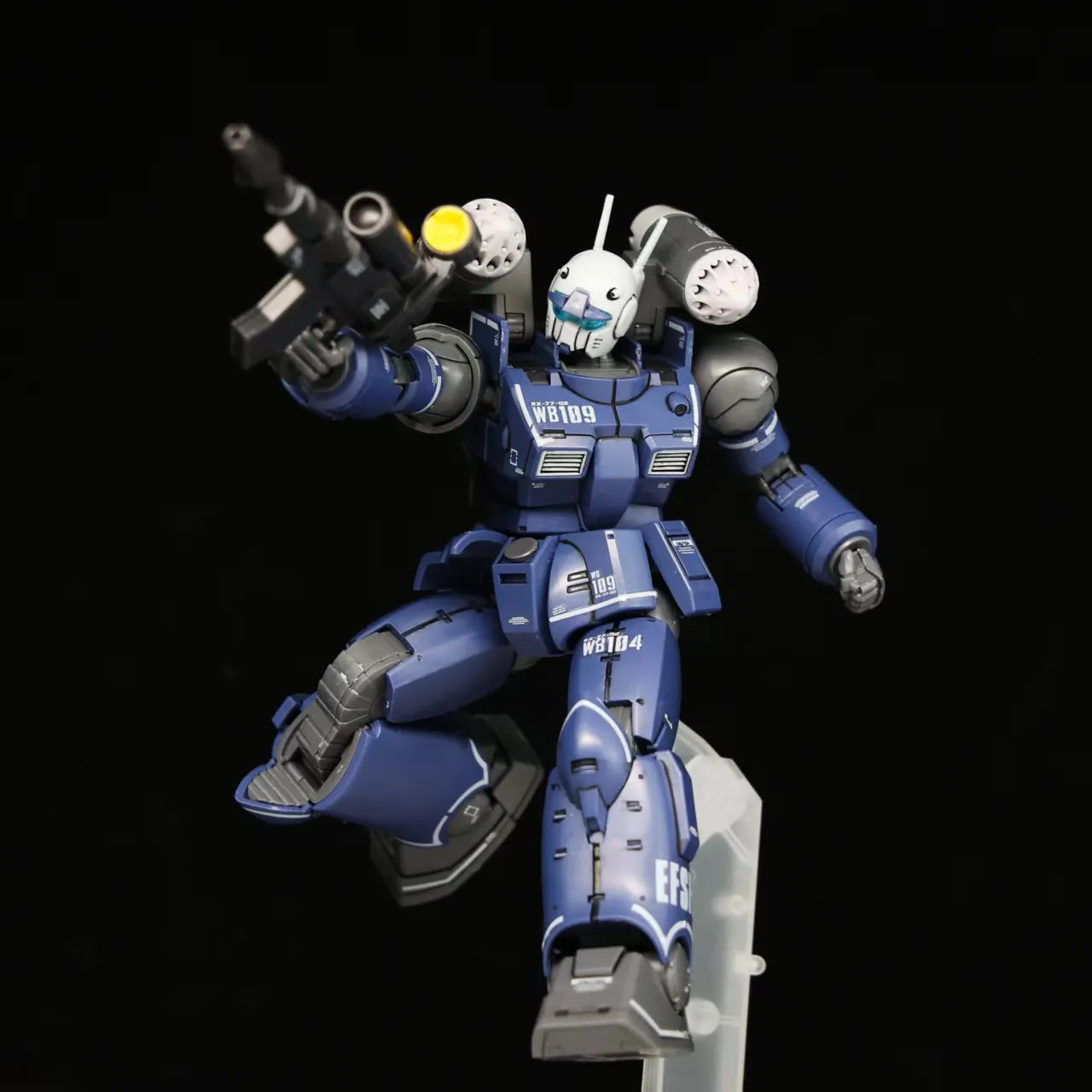 NEW HG 1/144 GAOKE RX-77-02 GTO Guncannon White Color Assembly Model Kit Action Figures Plastic Model Kits Toy Custom Gift