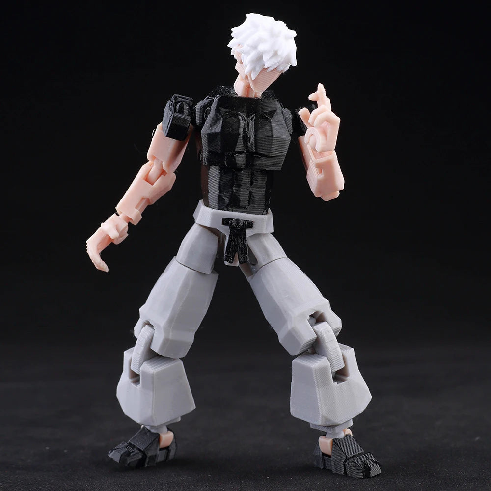 VIP-Dropshipping 9L3D Printed Anime Characters Lucky Dummy 13 Action Figures Multi-Jointed Movable Shapeshift Mannequin Toys