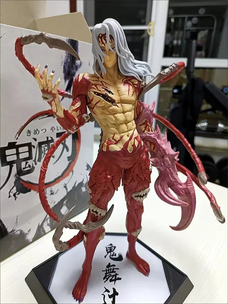 New Demon Slayer Kibutsuji Muzan Figure Gk Anime Figurine Kimetsu No Yaiba 30cm Pvc Action Figure Statue Model Decoration Toys G