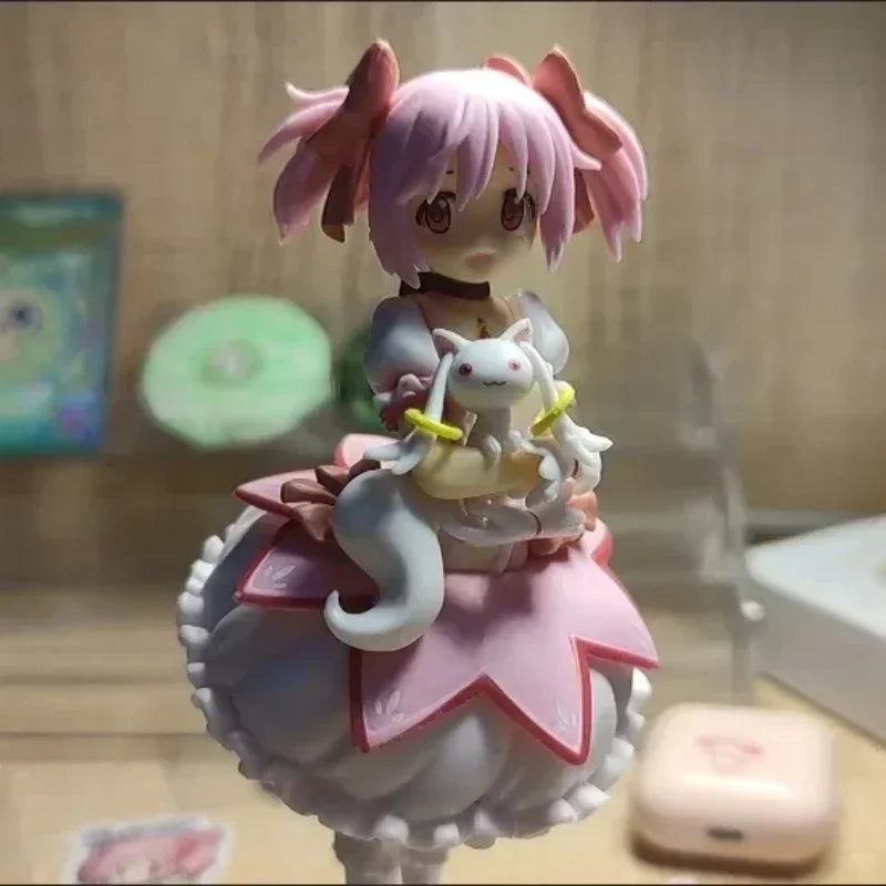 18cm Puella Magi Madoka Magica Aniem Figure Kaname Madoka Action Figure Magic Girl Model Decor Statue Dolls Toys Christmas Gift