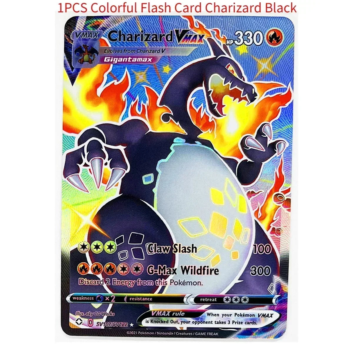PTCG Pokemon Vmax Charizard Rayquaza Umbreon Toys Hobbies Hobby Collectibles Game Collection Anime Cards