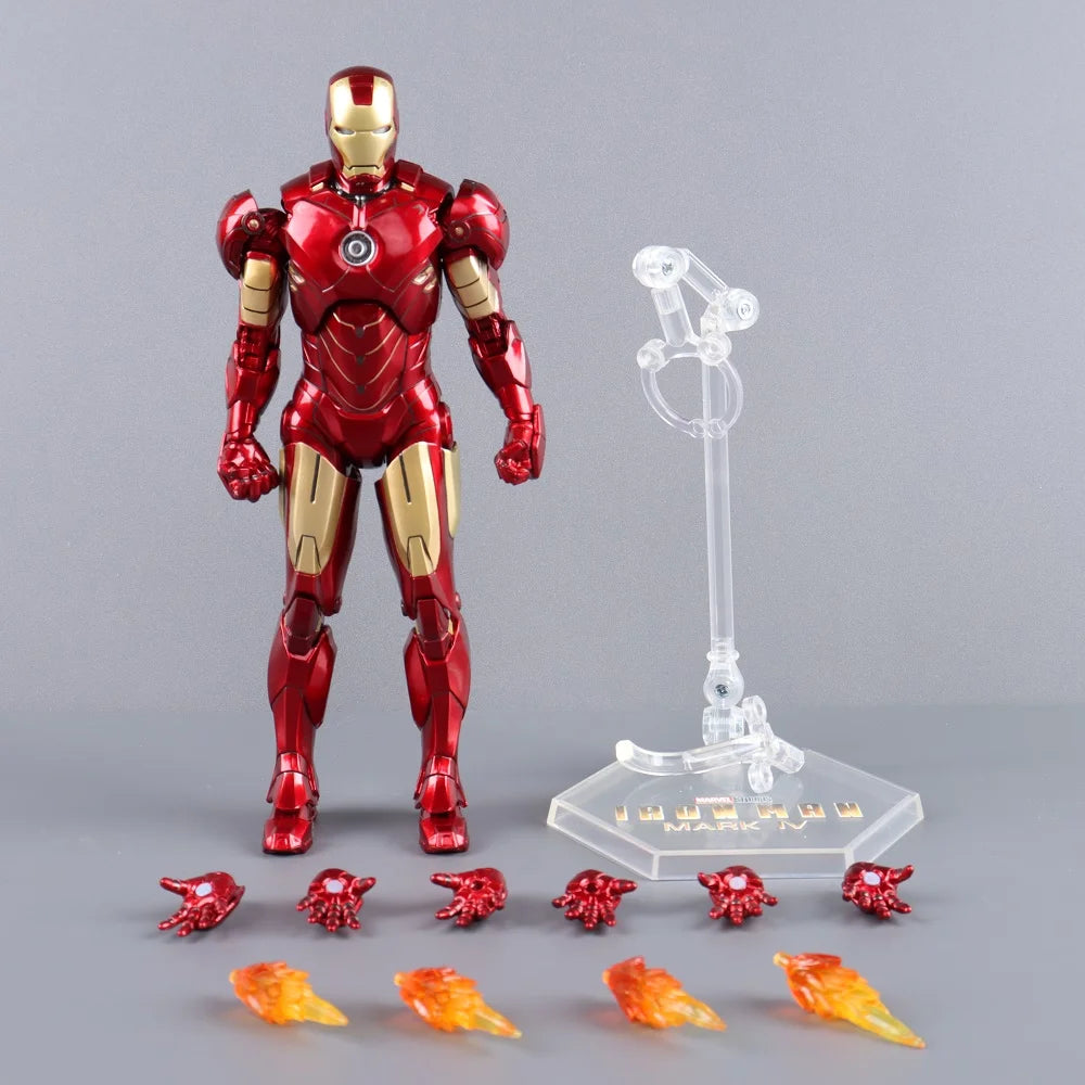 ZD Toys Iron Man Action Figure Iron Patriot MK1-7 MK17 MK33 MK85 MK30 War Machine Legends Avengers Tony Stark Collect Toy Gift