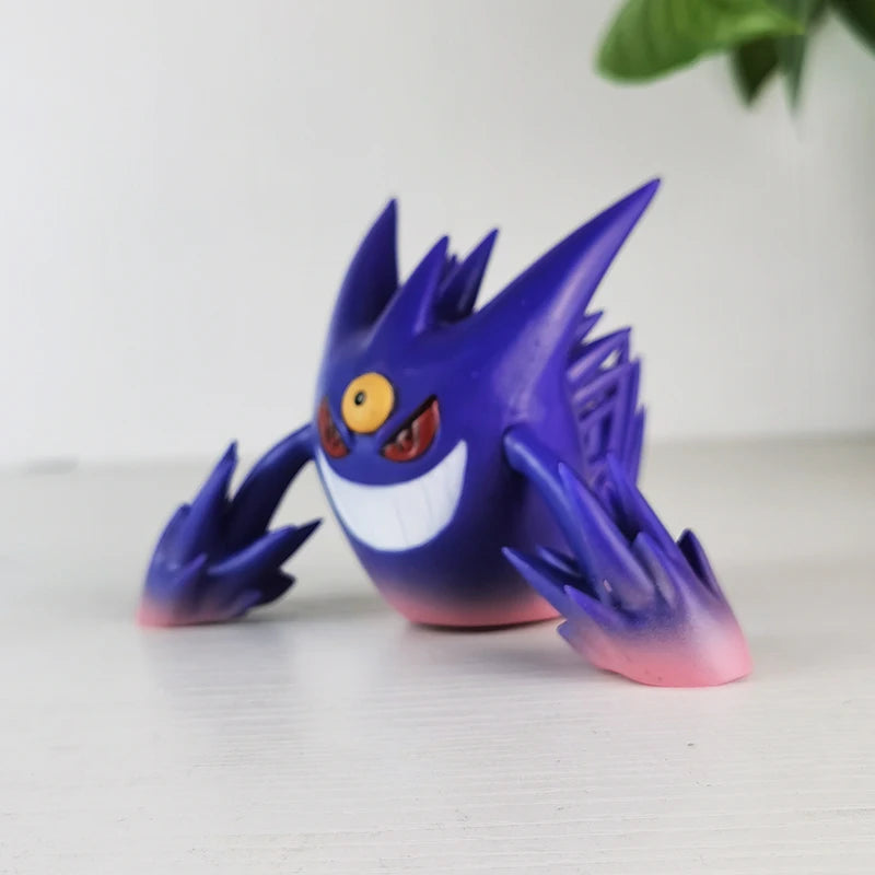 8cm Pokemon Gengar Anime Figure Kawaii Gengar Transparent Action Figure Statue Model Doll Decoraion Toys Kids Christmas Gift