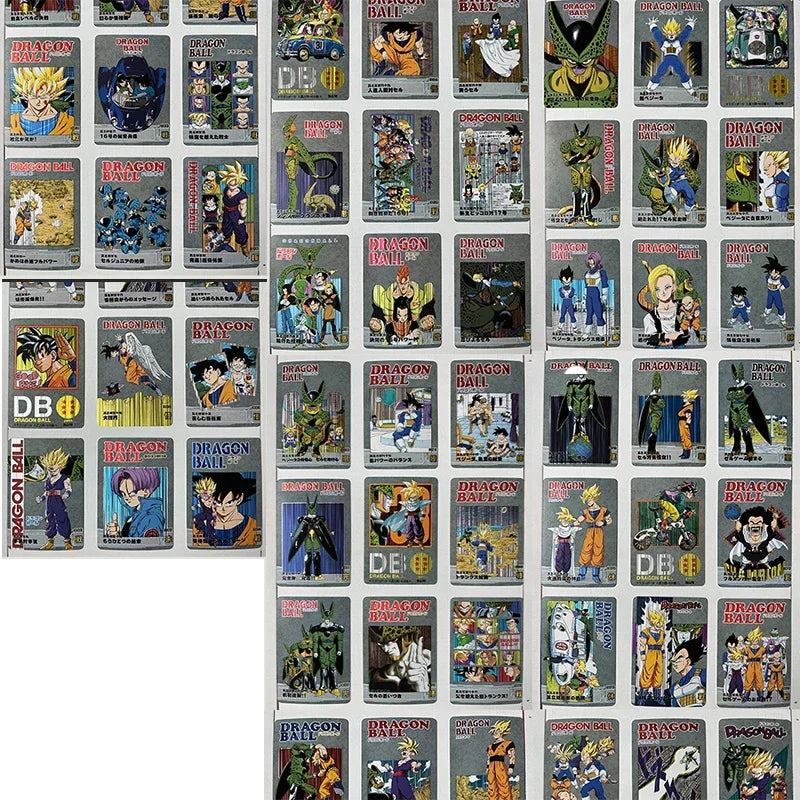 Dragon Ball Super Son Goku Bulma Krillin Frieza DIY Homemade Bronzing Game Toys Collection Card Christmas Birthday Gift