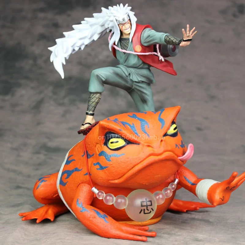 Jiraiya Figure Manga Naruto Gama-Bunta Action Figurine 23cm PVC Model Decoration Collectible Desktop Children GK Toys Gifts