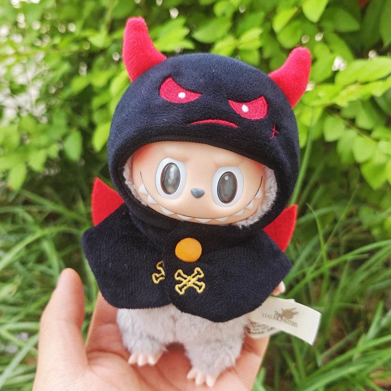17cm doll clothes labubu hat cotton doll accessories Gourmet headgear headwear Korea Ido doll clothes cute diy Gift Headset