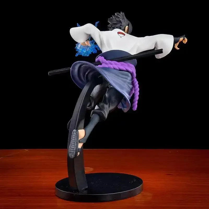 Bandai 20cm Naruto Anime Sasuke Figure Action Figures UchihaCartoon Toys PVC Modle Gift Kids Children Toys Doll Naruto Figurine