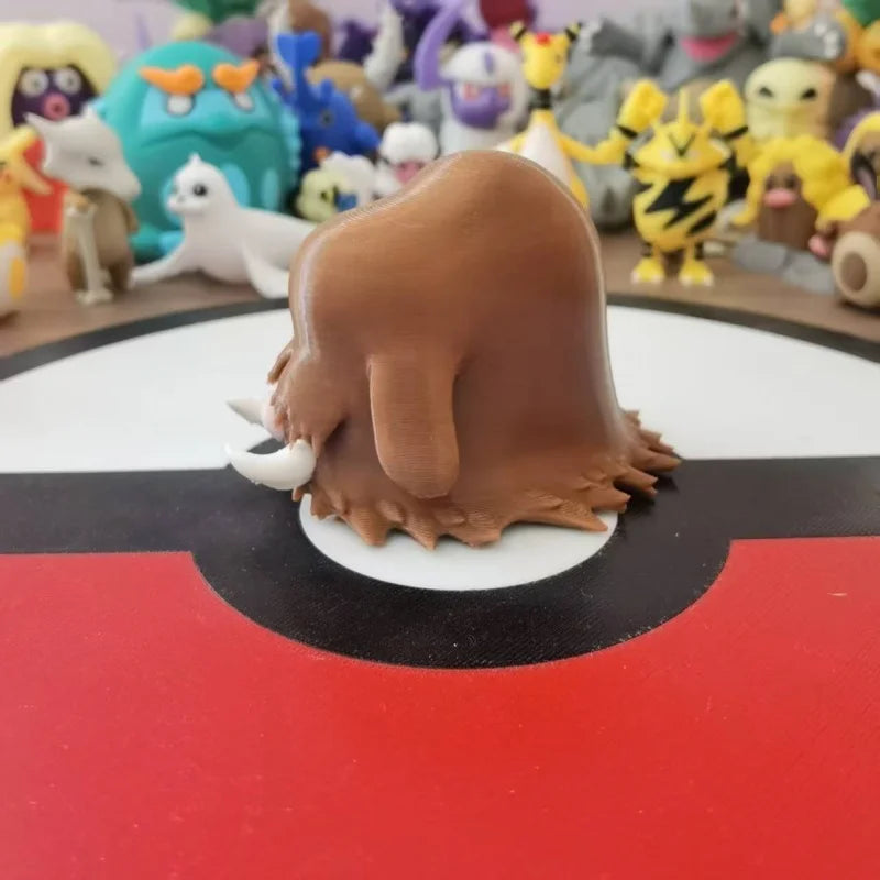 Anime Mamoswine Piloswine Swinub Action Figure Proportion World 1:20 Diy 3D Printing Cartoon Character Desktop Statue Gift Toy