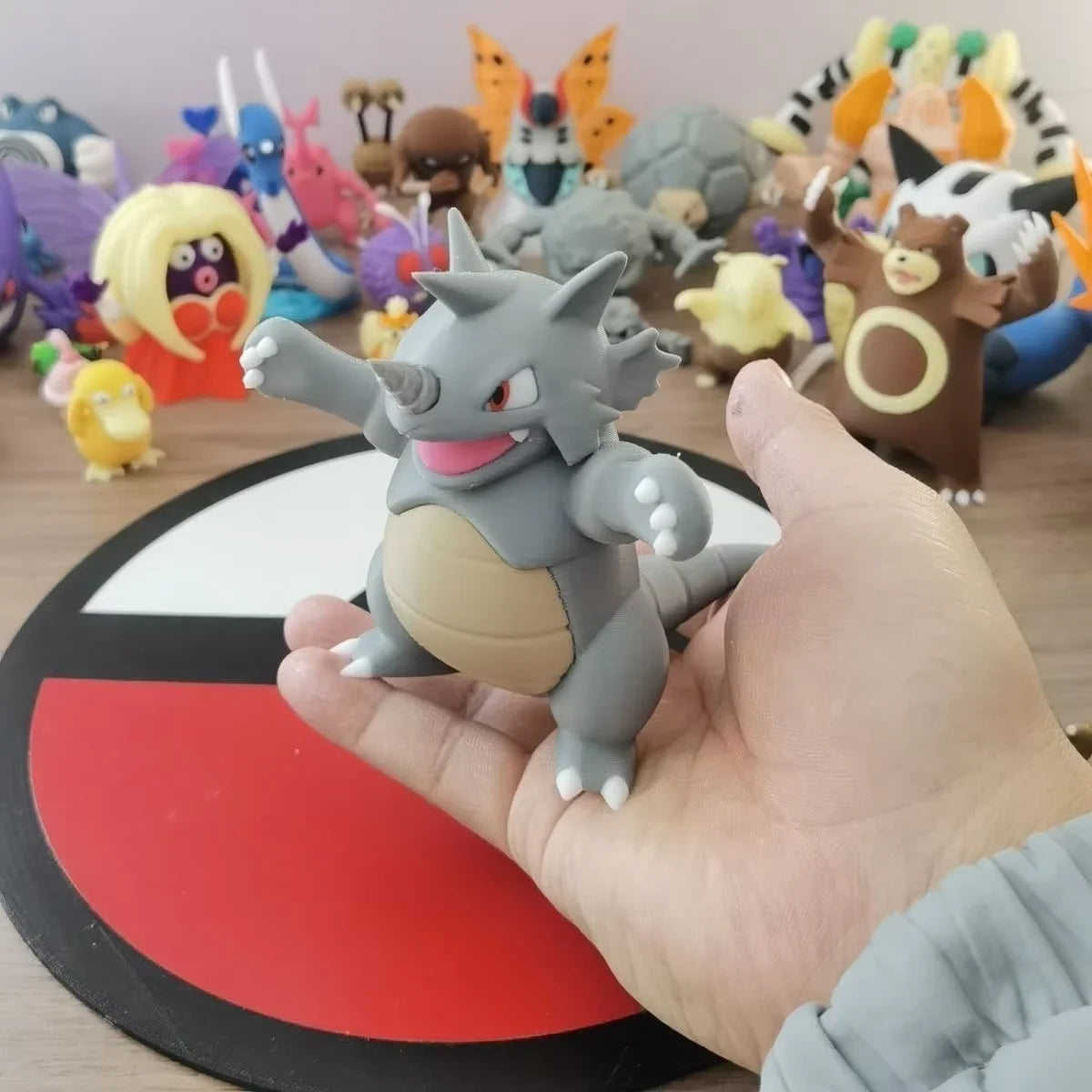 Pokemon Collect Multiple Figures Proportion World 1:20 Diy 3d Printing Kawaii Cartoon Character Model Kid Xmas Gifts Toy