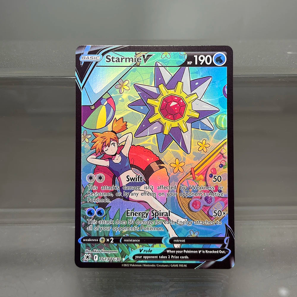 Pokémon Sword-shield Single Holographic Cards Origin Forme Palkia Umbreon Starmie Game Collection Cards PTCG Proxy Cards