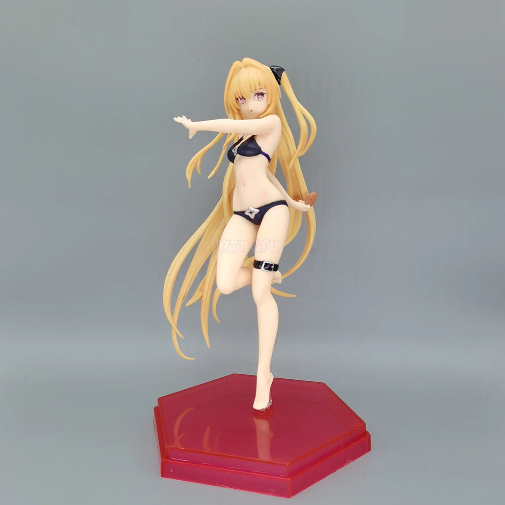 18cm POP UP PARADE To Love-Ru Darkness Golden Darkness Girl Toys Anime Figures PVC Action Figure Toy Game Collectible Model Doll