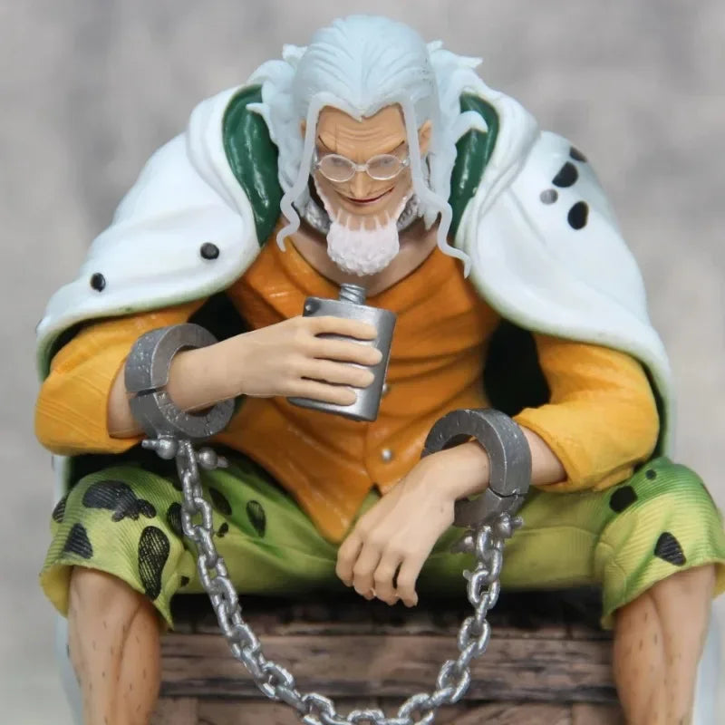 16cm Anime One Piece Figure Silvers Rayleigh Action Figures Model Figurine Room Collection Ornament Pvc Model