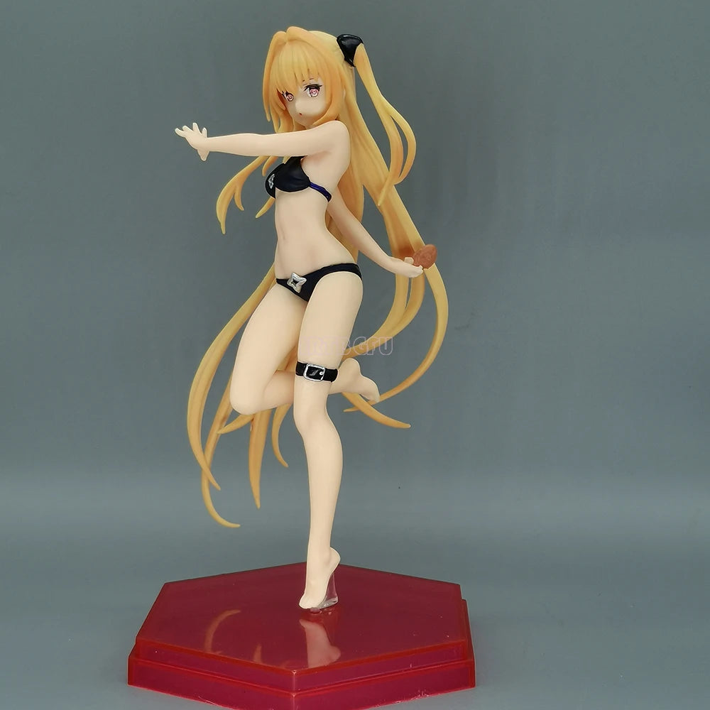 18cm POP UP PARADE To Love-Ru Darkness Golden Darkness Girl Toys Anime Figures PVC Action Figure Toy Game Collectible Model Doll