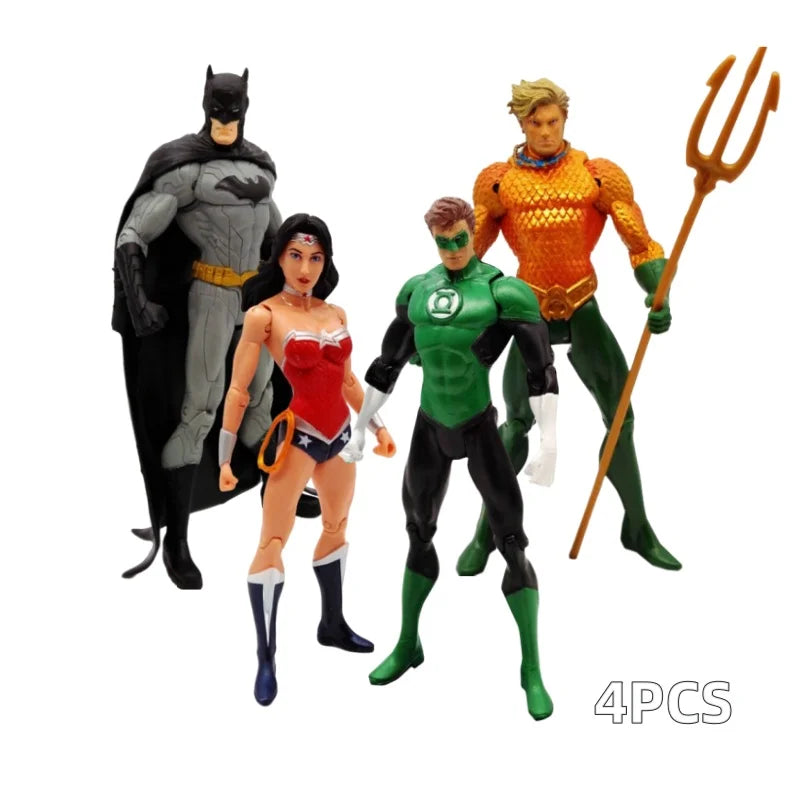 Justice League Batman V Superman Action Figure  Superman Batman Wonder Woman The Flash Green Lantern DC Collectible Toy Gifts