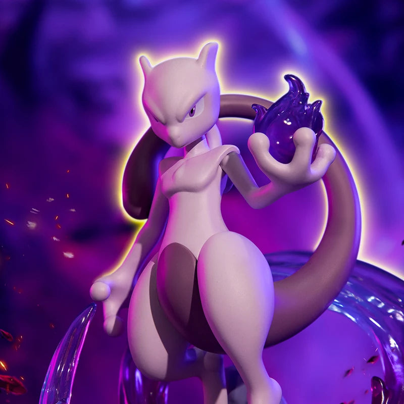 Anime Pokemon Cool Mewtwo Action Figures Collect Model Ornaments Kids Toys Birthday Gift