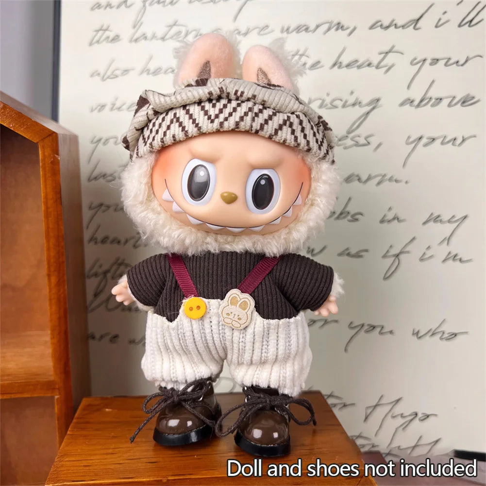 For 17cm Labubu Set High-Quality Clothes Set Multiple Styles Doll Accessories Labubu Clothes