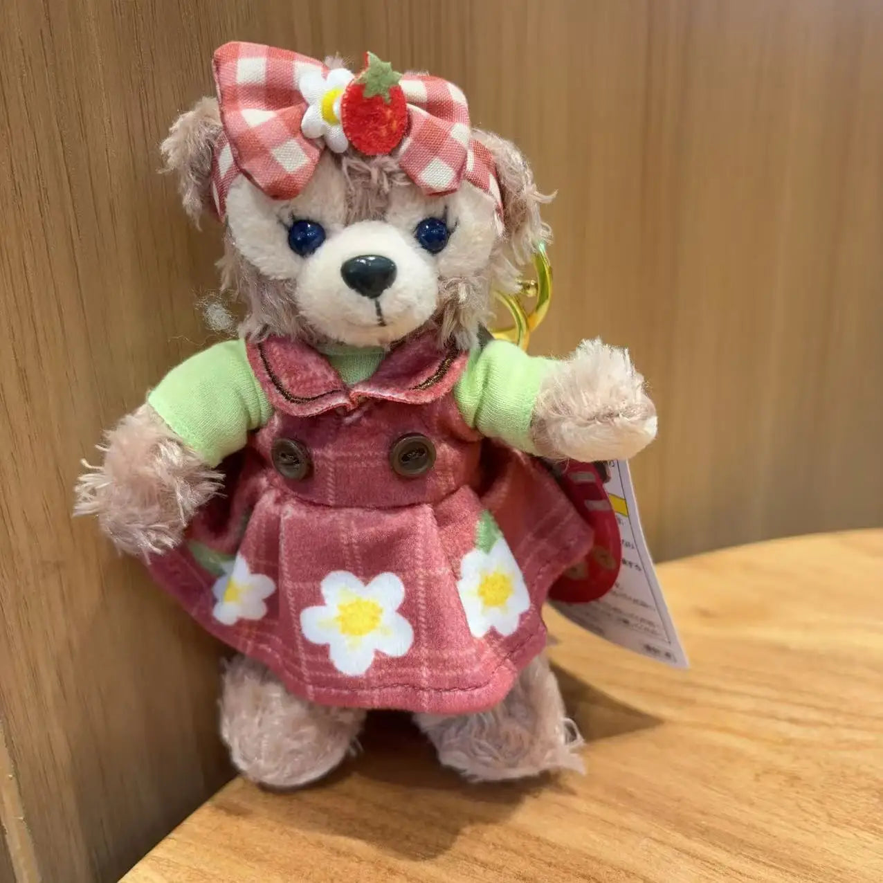 Disney Stellalou Duff Anime Figure Plush Keychain and Bag Pandent Stuffed Animals Rabbit and Bear Peluche Bag Decorations