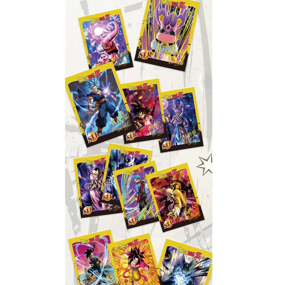 New DongKa Dragon Ball 2 Anime Collectible Card Goku Vegeta Sayajins Freeza Rare Character Card Halloween Christmas Gift