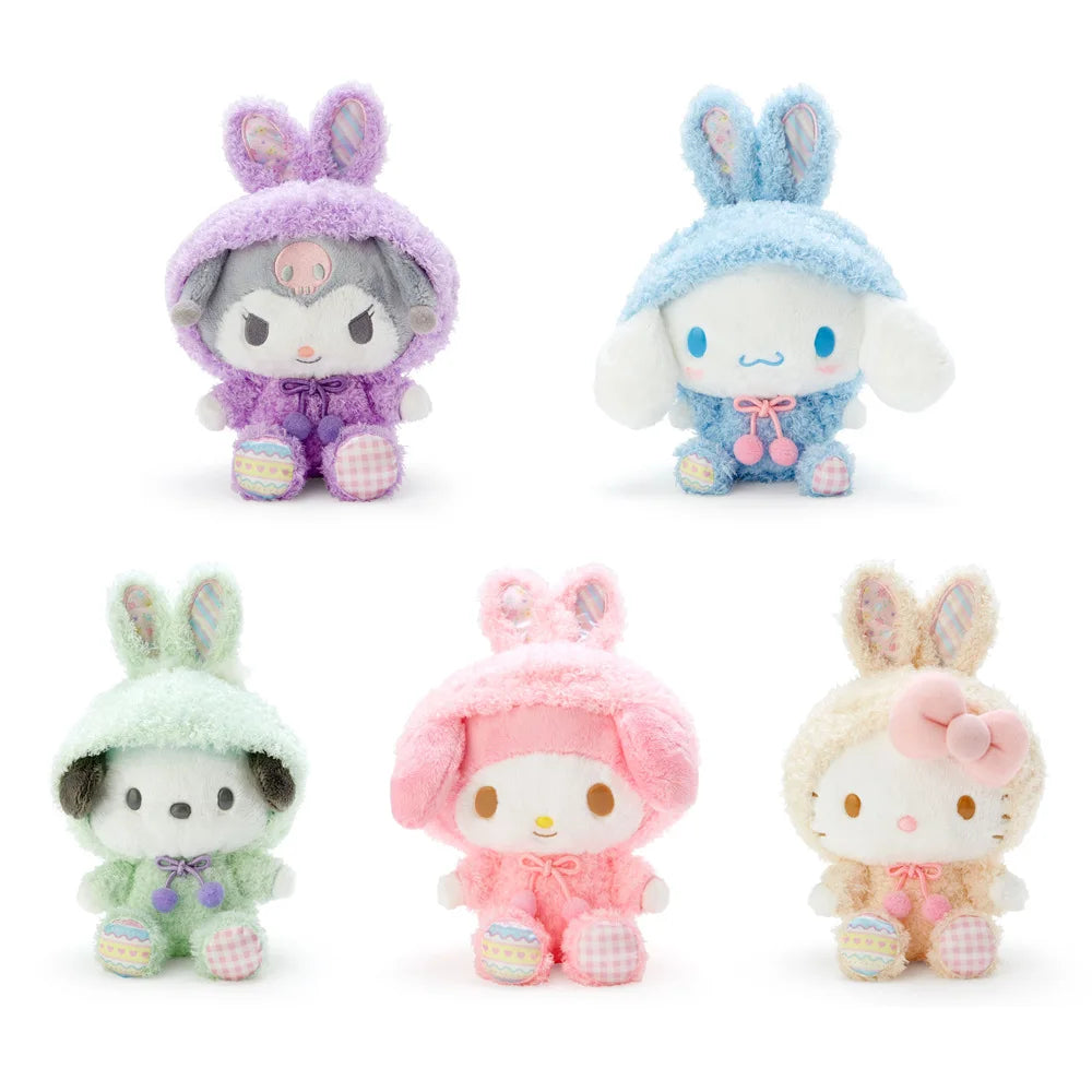 Sanrio Kuromi Cinnamoroll Melody Plush Toy Doll Anime Kawaii Doll Pendant Collection Children's Birthday Festival Gift