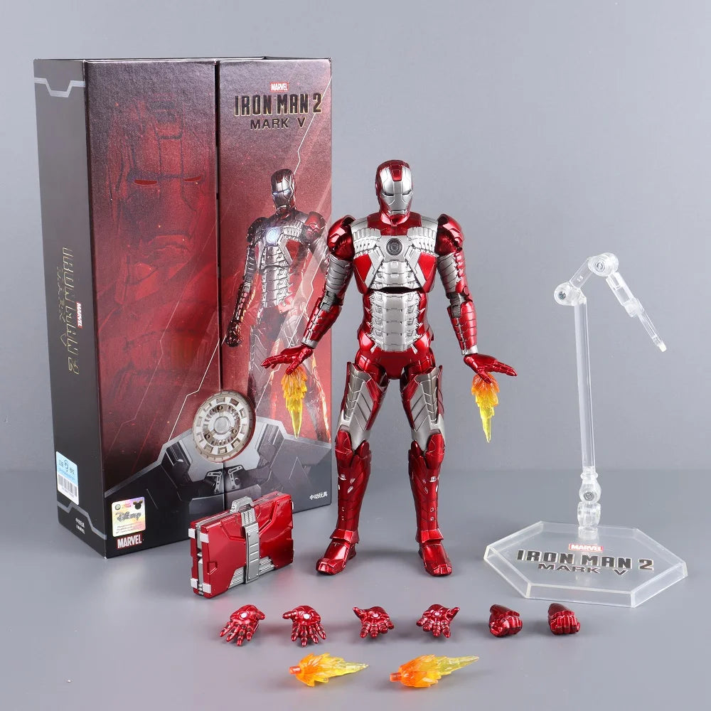 ZD Toys Iron Man Action Figure Iron Patriot MK1-7 MK17 MK33 MK85 MK30 War Machine Legends Avengers Tony Stark Collect Toy Gift