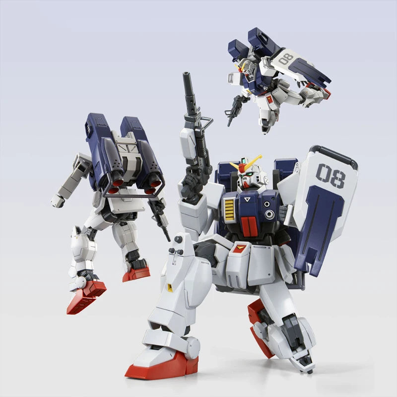 BANDAI Original GUNDAM PB HGUC 1/144 RX-79(G) GUNDAM GROUND TYPE Anime Action Figure Assembly Model Toys Model Ornaments Gifts