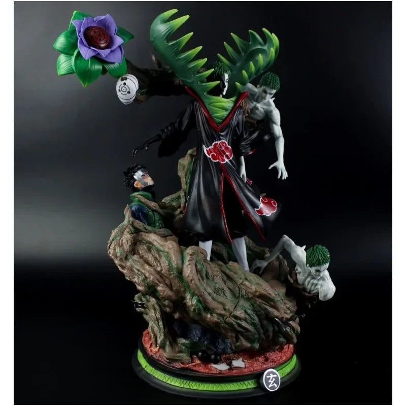 38cm NARUTO Animation Peripherals Akatsuki Zetsu Yamato Black Zetsu White Zetsu Large Pvc Statue Ornaments Collections Model Toy