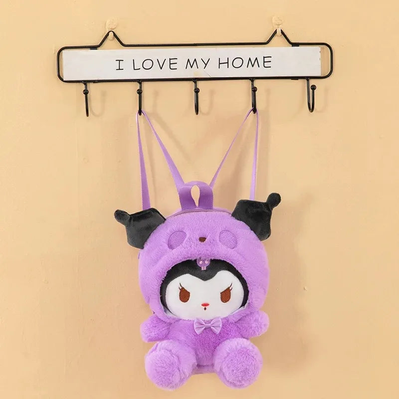Sanrio 25Cm Anime Sanriod Toys Kawaii Kuromi Mymelody Cinnamorol Plush Soft Stuffed Animals Doll Plushie Pillow Xmas Gift Decor