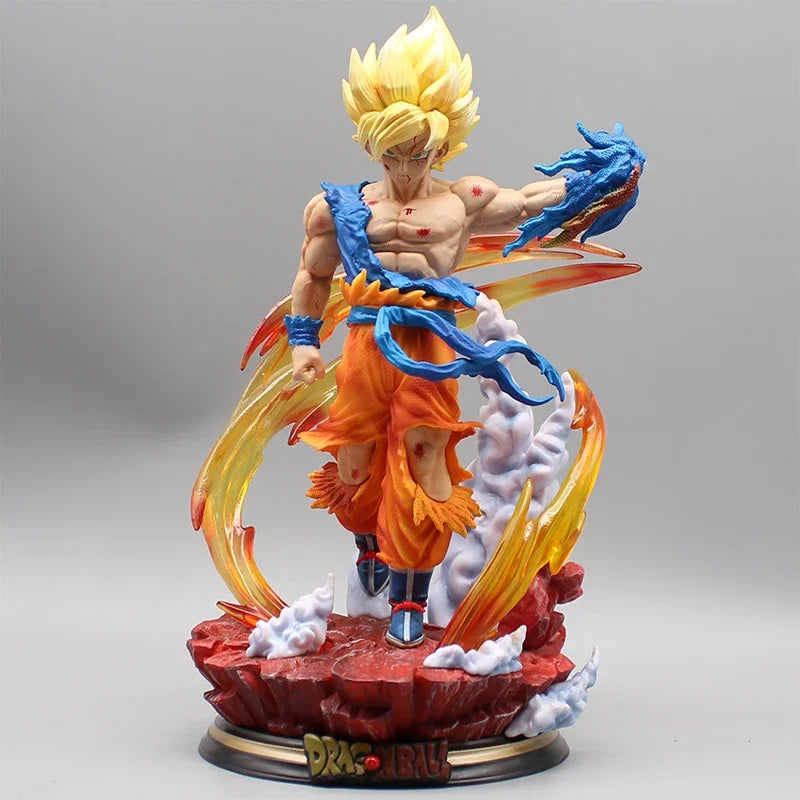 27cm Anime Dragon Ball Z Figurine Super Saiyan Son Goku Action Figures PVC Collection Model Statue Toys Birthday Children Gifts